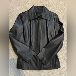 Colebrook Petite Leather Jacket